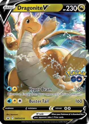 Dragonite V - SWSH235 (SWSH235) Holofoil - SWSH Sword & Shield Promo Cards