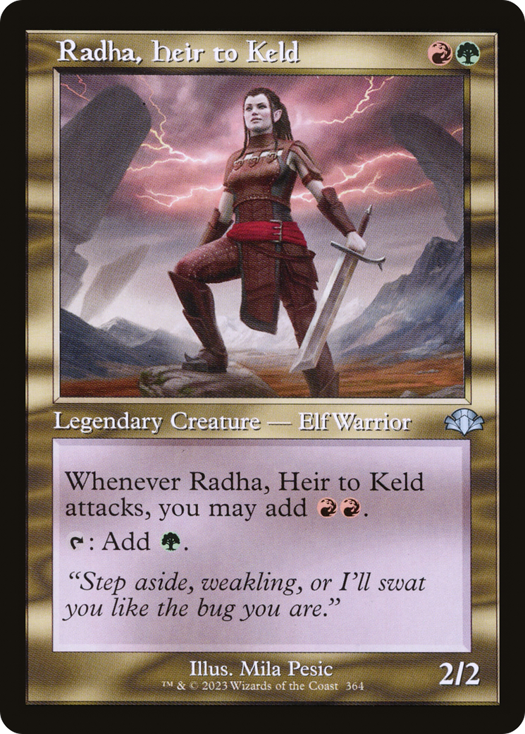Radha, Heir to Keld (Retro) (364) Foil - Dominaria Remastered