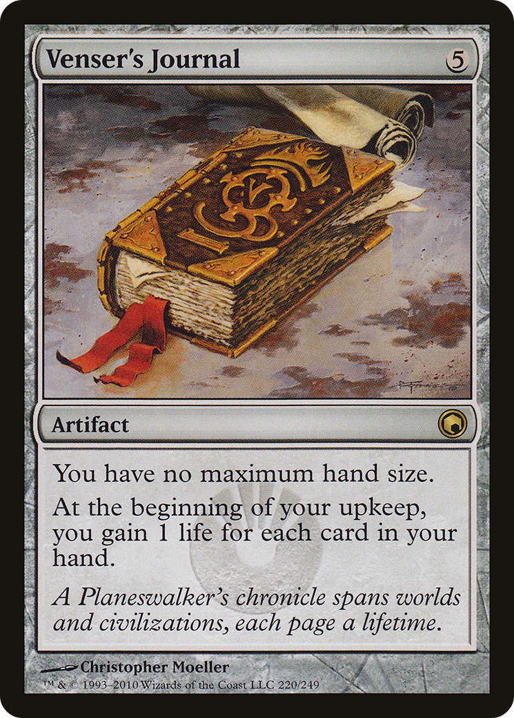 Venser's Journal (220) Foil - Scars of Mirrodin