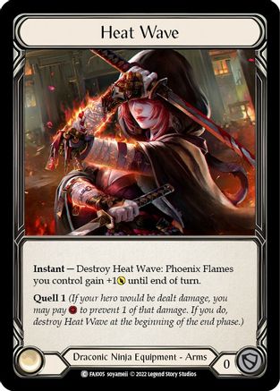 Heat Wave (FAI005) - Blitz Deck: Uprising - Fai