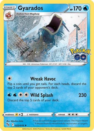 Gyarados (22) Holofoil - Pokemon GO
