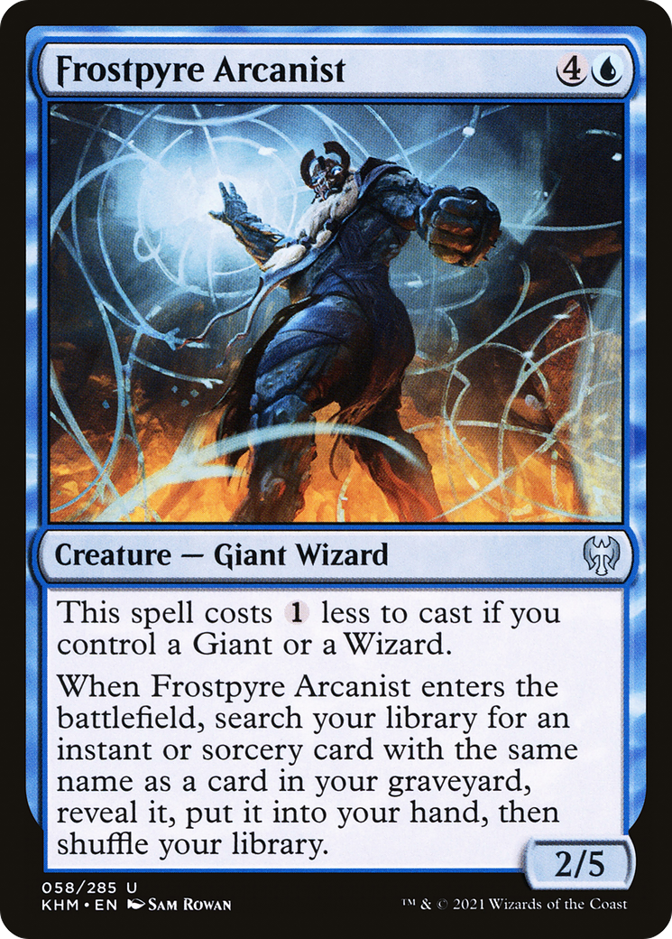Frostpyre Arcanist (058) Foil - Kaldheim