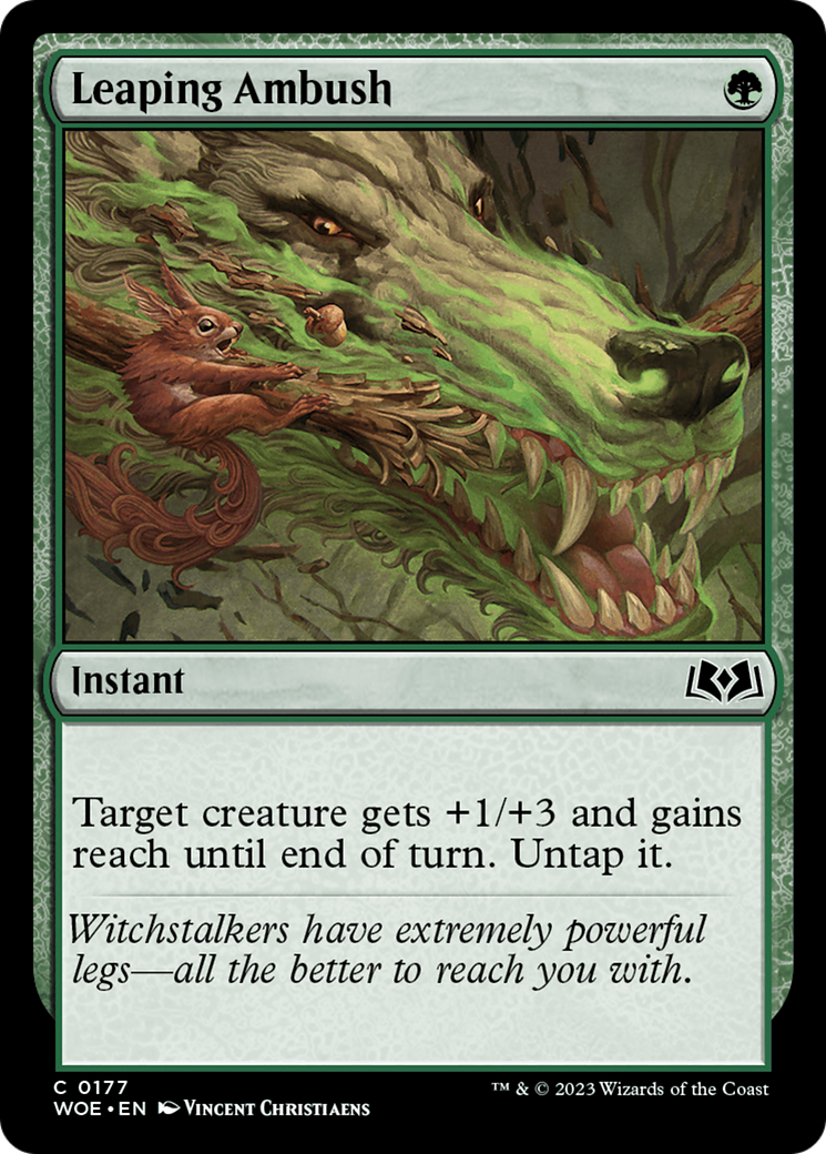 Leaping Ambush (177) - Wilds of Eldraine