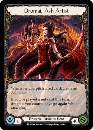 Dromai, Ash Artist (HER066) Rainbow Foil - FaB Promos