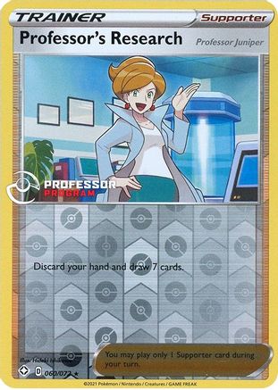 Professor's Research - 060/072 (2021) (60) Reverse Holofoil - Professor Program Promos