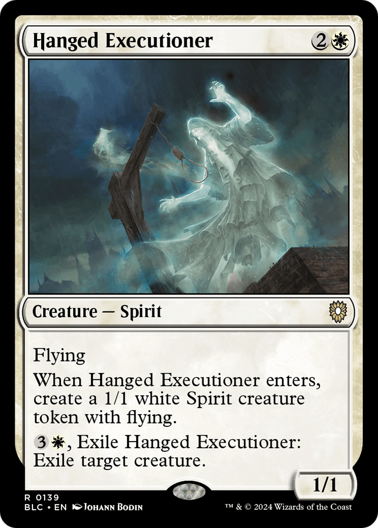 Hanged Executioner (139) - Bloomburrow Commander