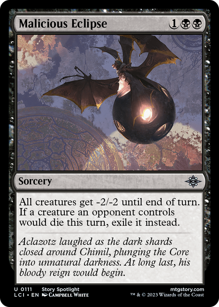 Malicious Eclipse (111) Foil - The Lost Caverns of Ixalan