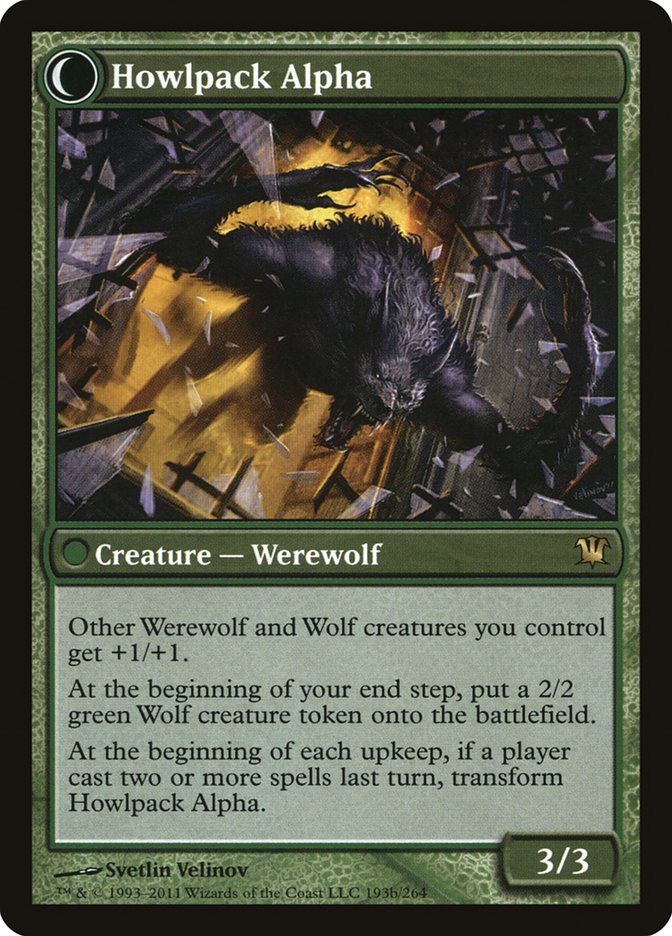 Mayor of Avabruck // Howlpack Alpha (193) Foil - Innistrad
