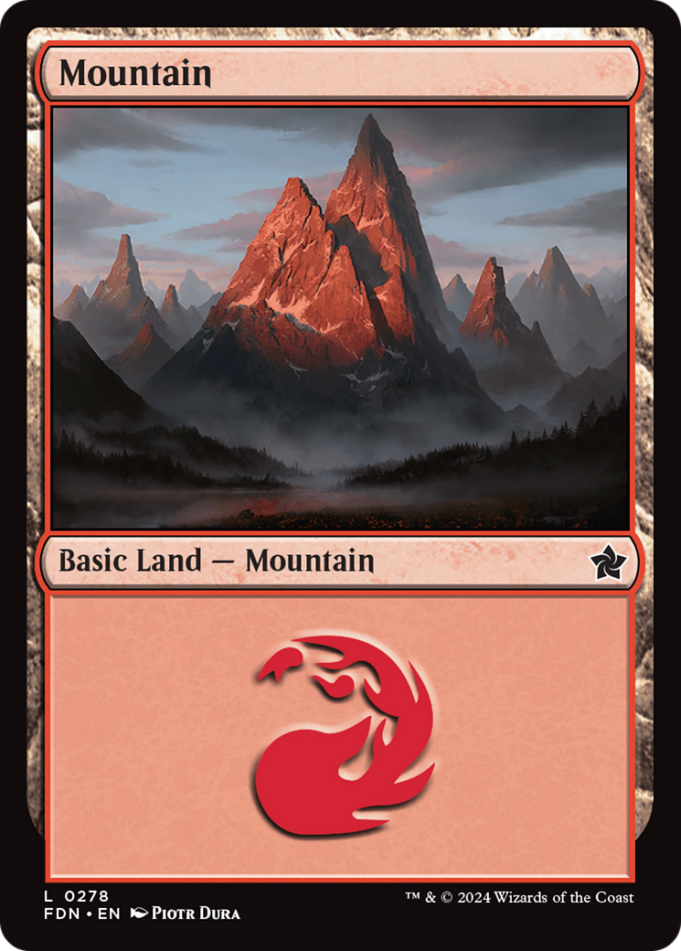 Mountain (278) Foil - Foundations