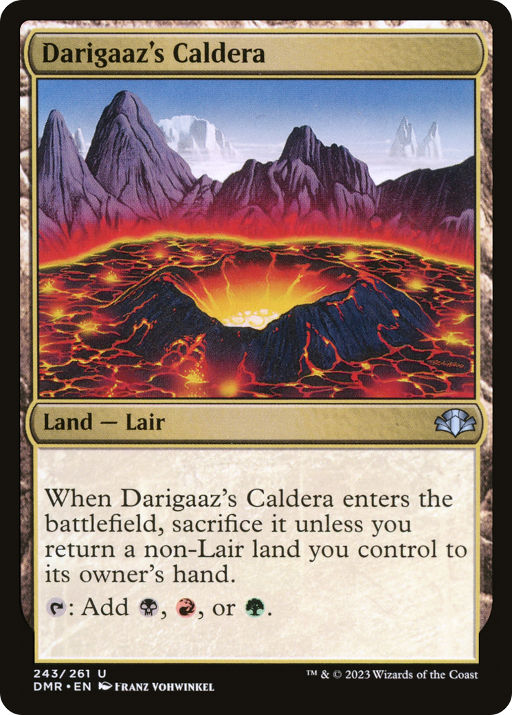 Darigaaz's Caldera (243) Foil - Dominaria Remastered