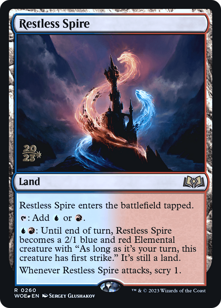 Restless Spire (260) Foil - Wilds of Eldraine Promos