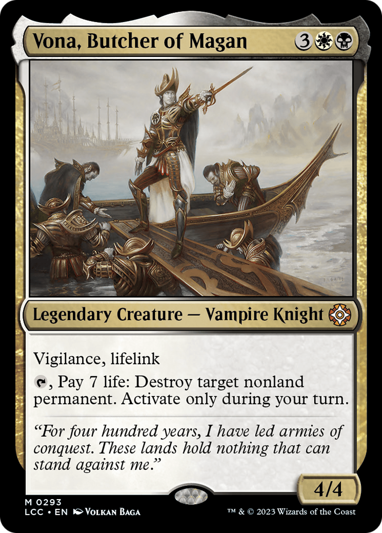 Vona, Butcher of Magan (293) - The Lost Caverns of Ixalan Commander