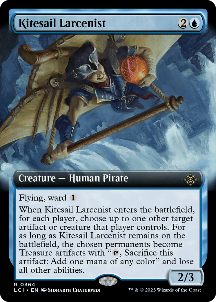 Kitesail Larcenist (Extended Art) (364) Foil - The Lost Caverns of Ixalan
