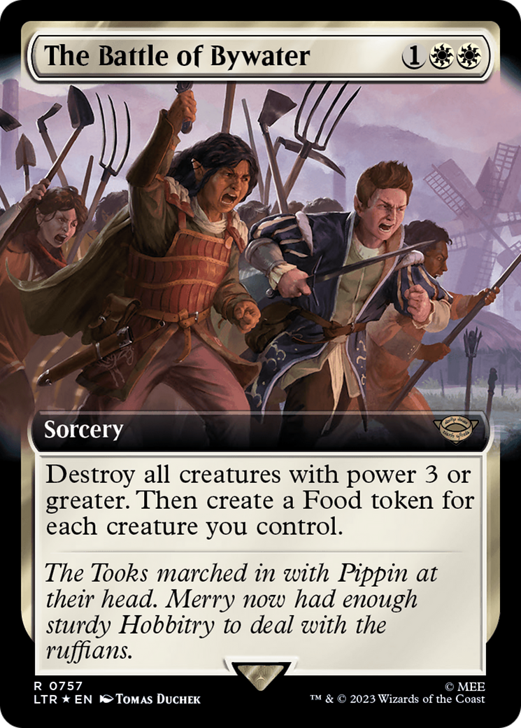 The Battle of Bywater (Extended Art) (757) Foil - The Lord of the Rings: Tales of Middle-earth