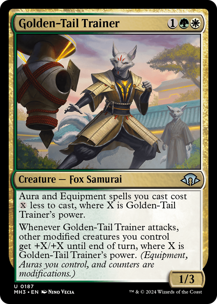 Golden-Tail Trainer (187) Foil - Modern Horizons 3