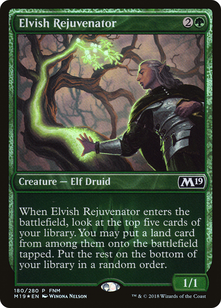 Elvish Rejuvenator (180) Foil - Core Set 2019 Promos