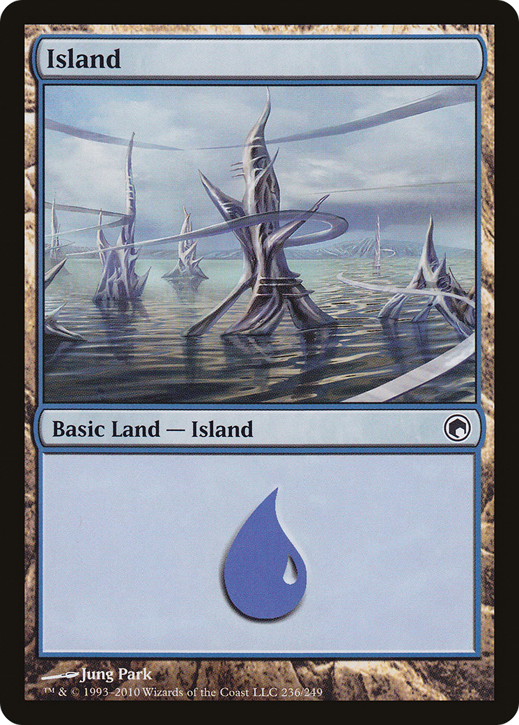 Island (236) Foil - Scars of Mirrodin