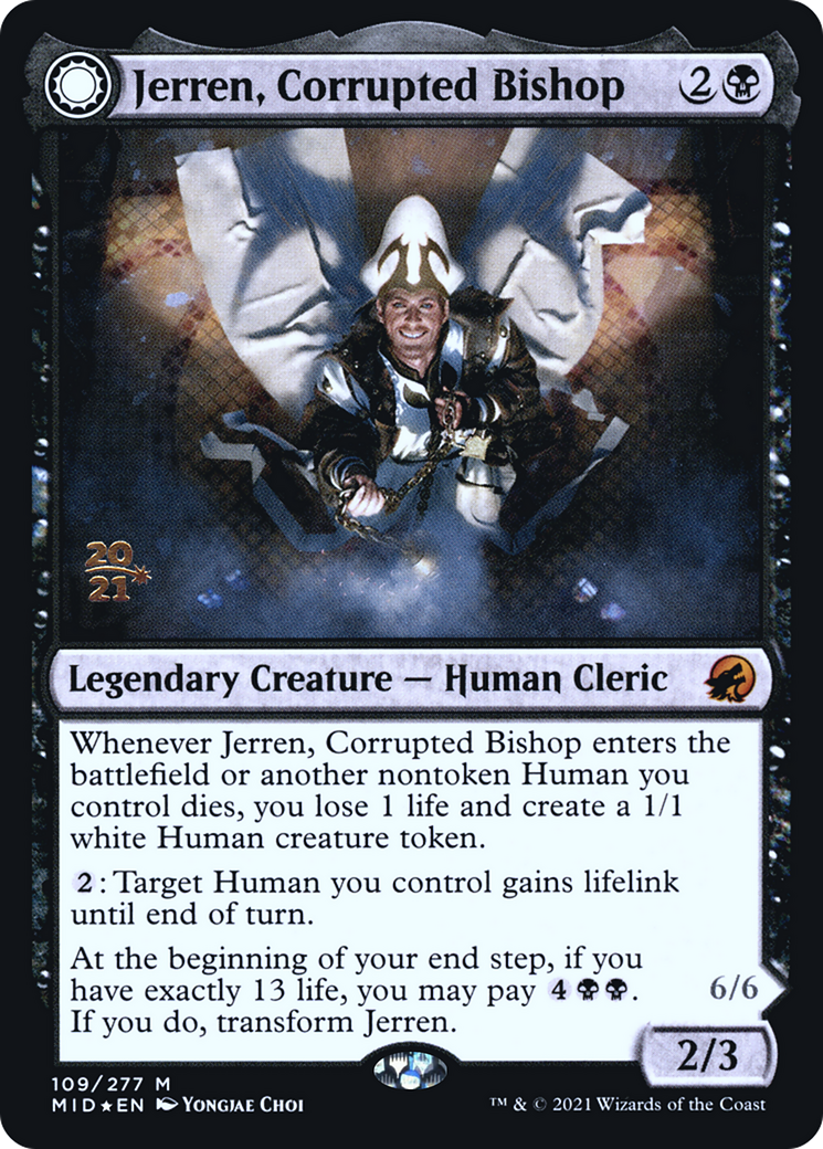 Jerren, Corrupted Bishop (109) Foil - Innistrad: Midnight Hunt Promos