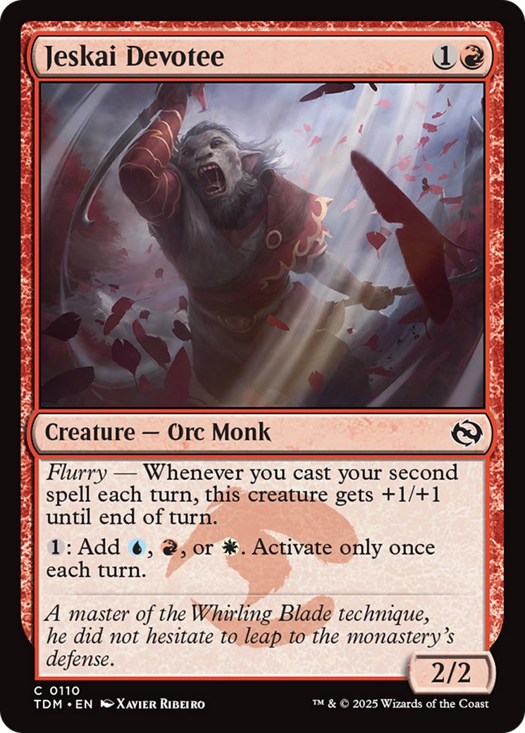 Jeskai Devotee (110) - Tarkir: Dragonstorm