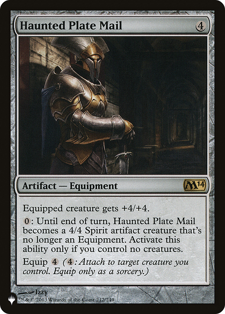Haunted Plate Mail (M14-212) - The List