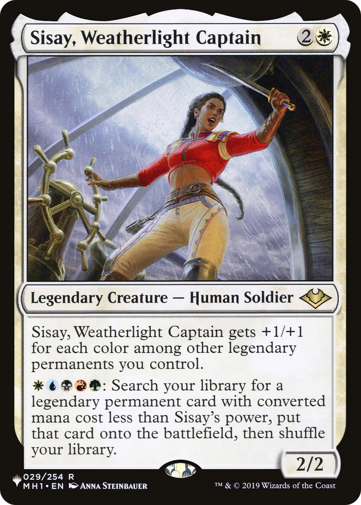 Sisay, Weatherlight Captain (MH1-29) - The List