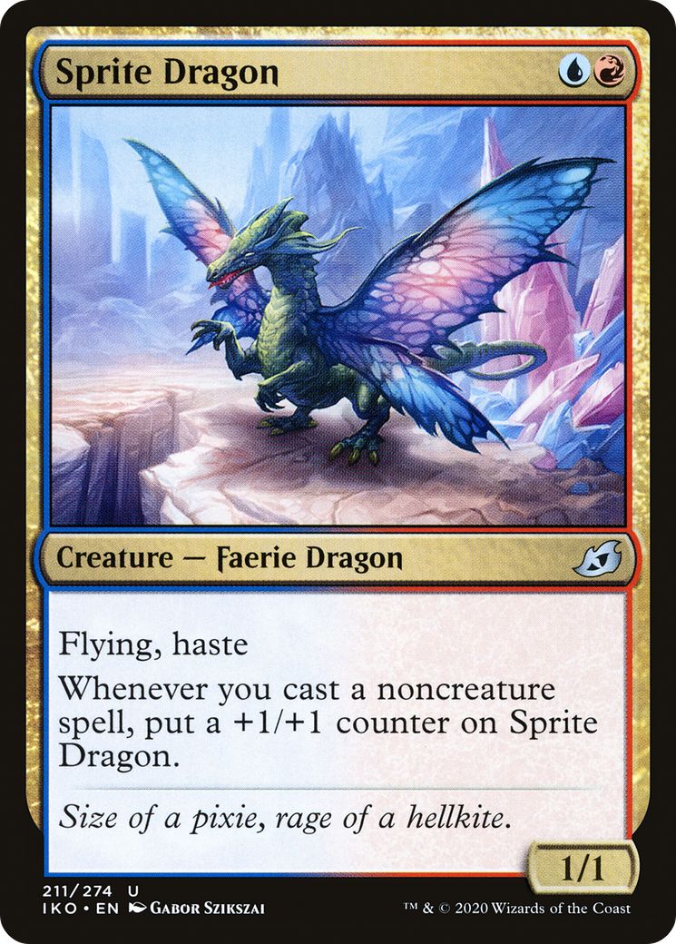 Sprite Dragon (211) Foil - Ikoria: Lair of Behemoths