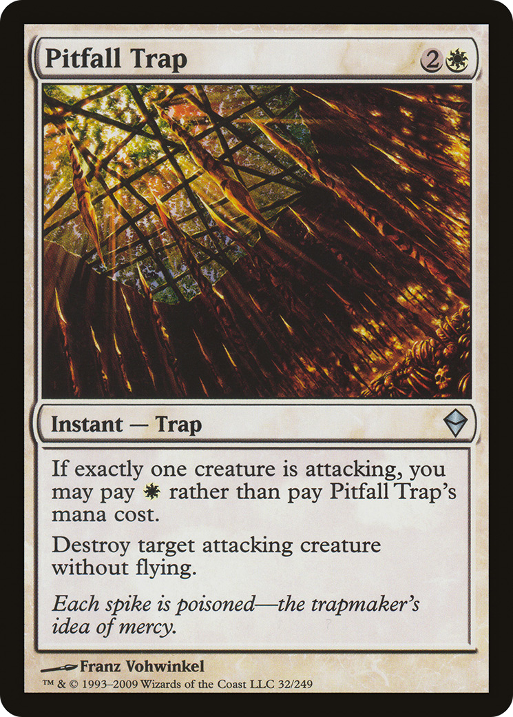 Pitfall Trap (032) Foil - Zendikar