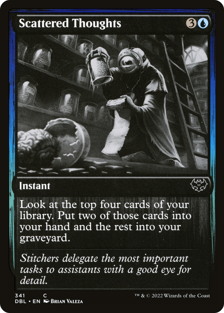 Scattered Thoughts (341) Foil - Innistrad: Double Feature