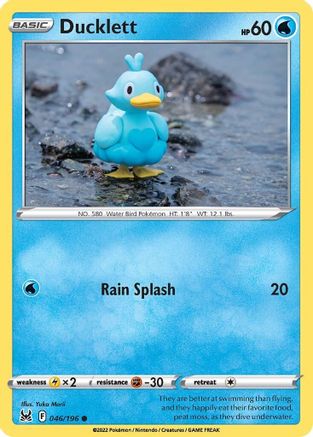 Ducklett (46) Reverse Holofoil - SWSH11 Lost Origin