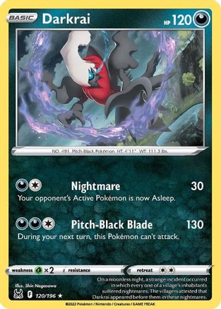 Darkrai (120) Reverse Holofoil - Lost Origin