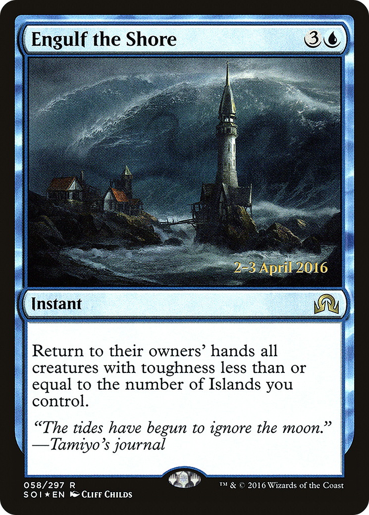 Engulf the Shore (058) Foil - Shadows over Innistrad Promos
