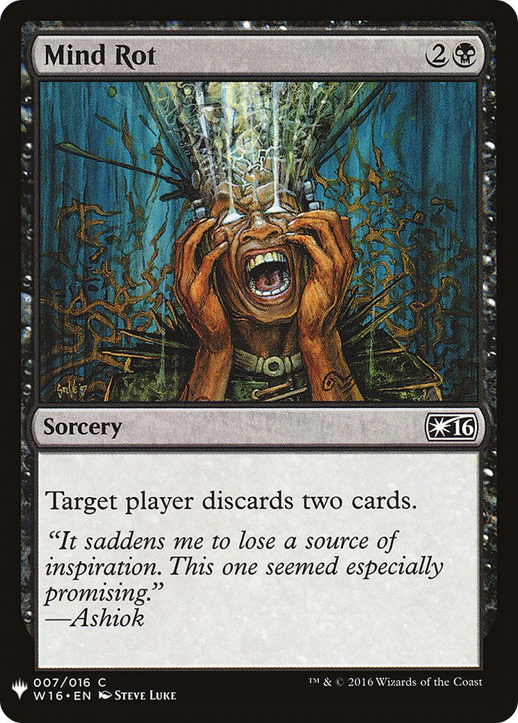Mind Rot (W16-7) - The List