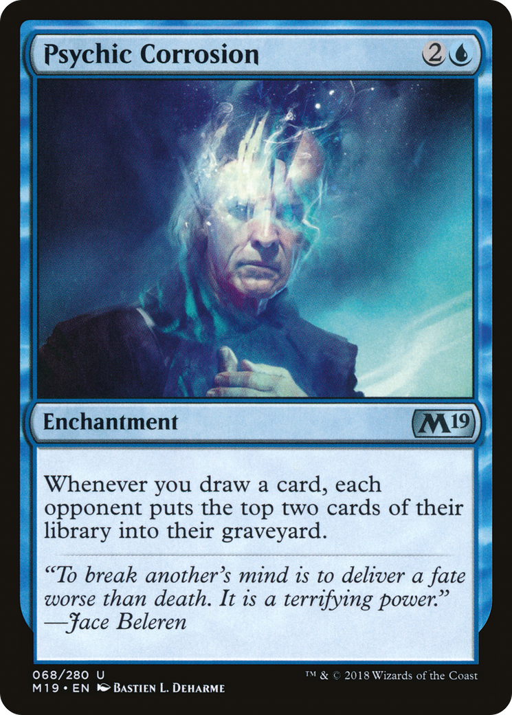 Psychic Corrosion (068) Foil - Core Set 2019