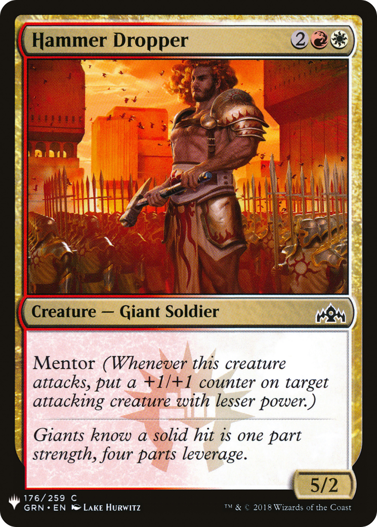Hammer Dropper (GRN-176) - The List