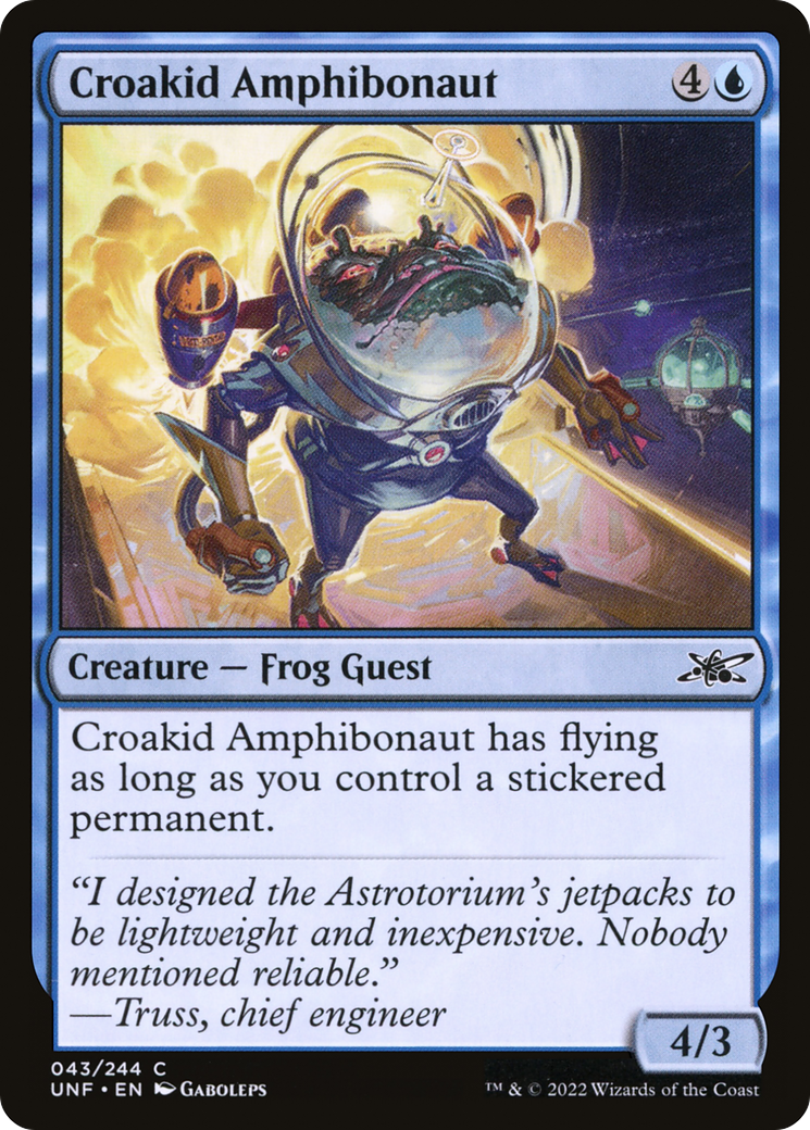 Croakid Amphibonaut (043) Foil - Unfinity