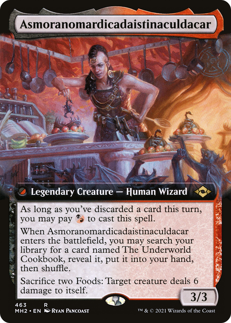 Asmoranomardicadaistinaculdacar (Extended Art) (463) Foil - Modern Horizons 2