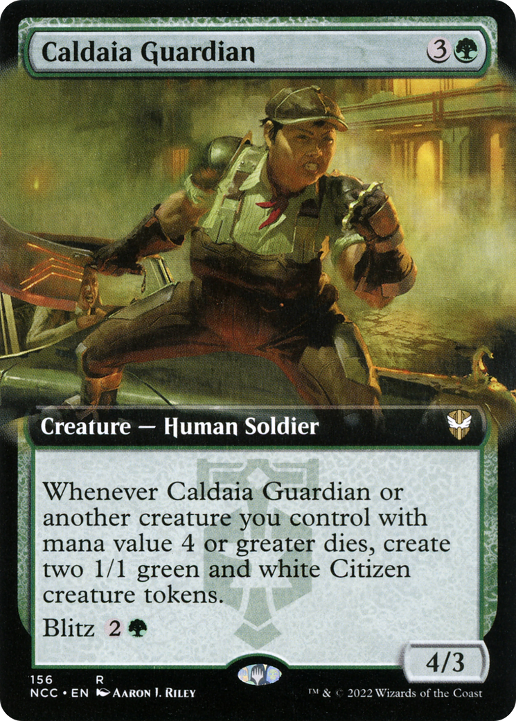Caldaia Guardian (Extended Art) (156) - New Capenna Commander