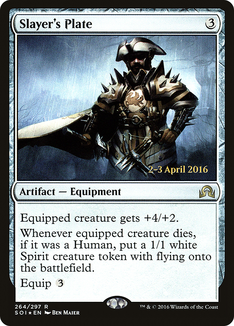Slayer's Plate (264) Foil - Shadows over Innistrad Promos