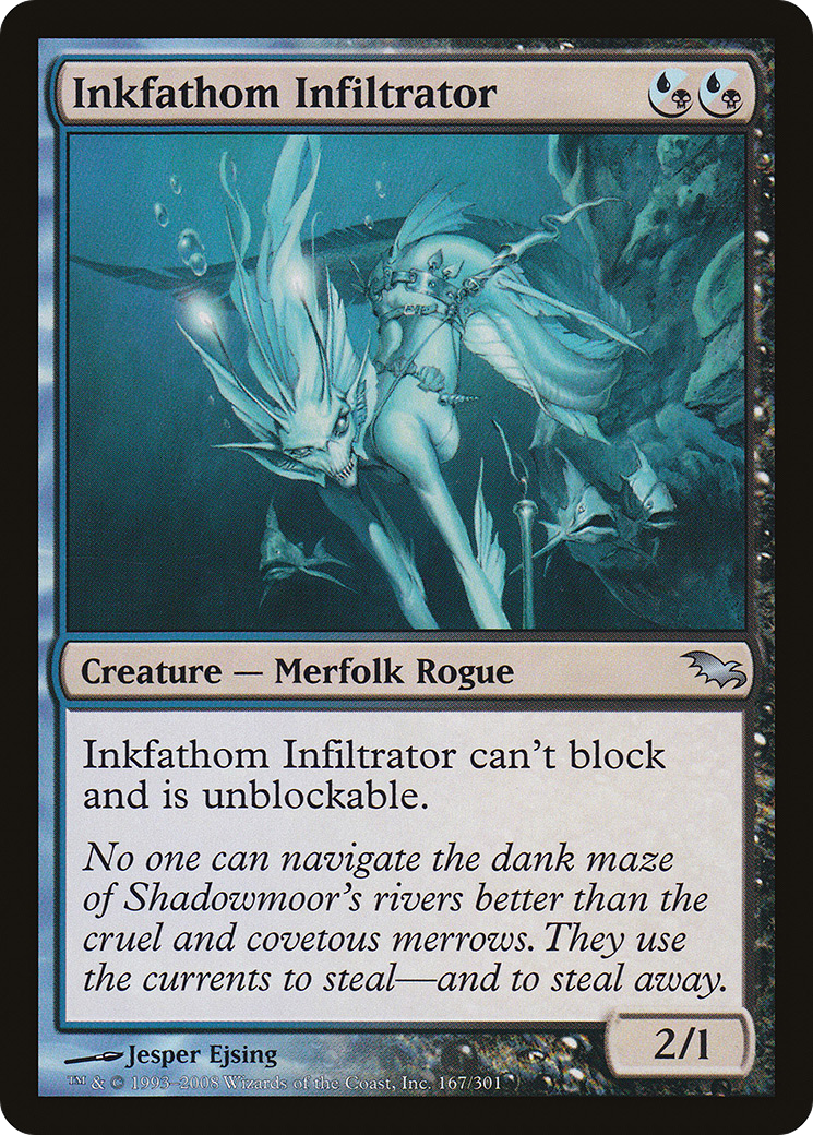 Inkfathom Infiltrator (167) Foil - Shadowmoor