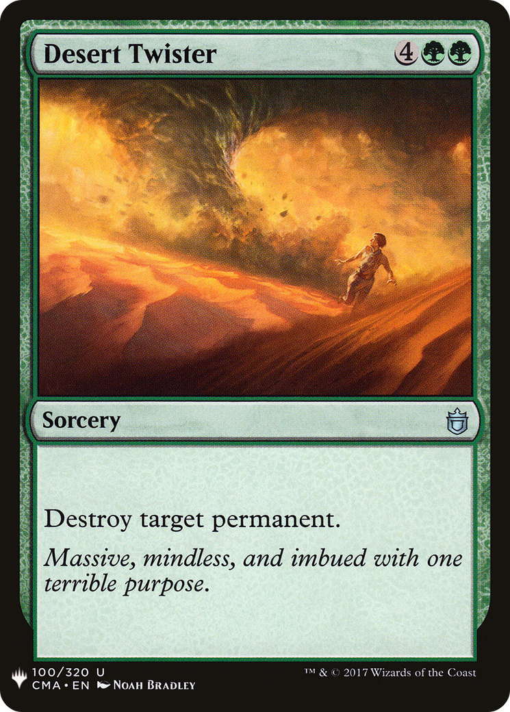 Desert Twister (CMA-100) - The List