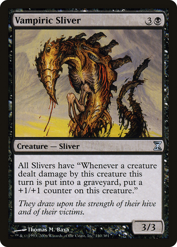 Vampiric Sliver (140) Foil - Time Spiral