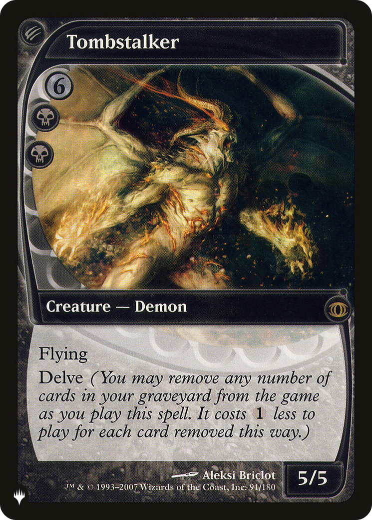 Tombstalker (FUT-91) - The List