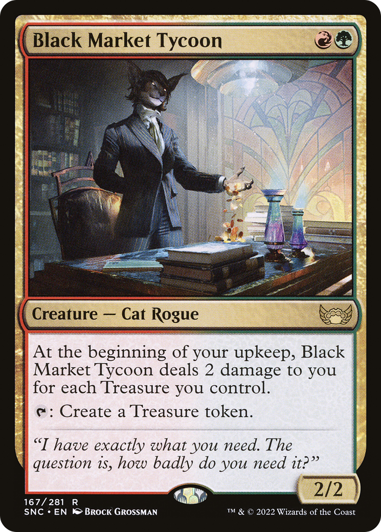 Black Market Tycoon (167) Foil - Streets of New Capenna