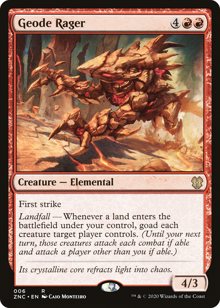 Geode Rager (006) - Zendikar Rising Commander