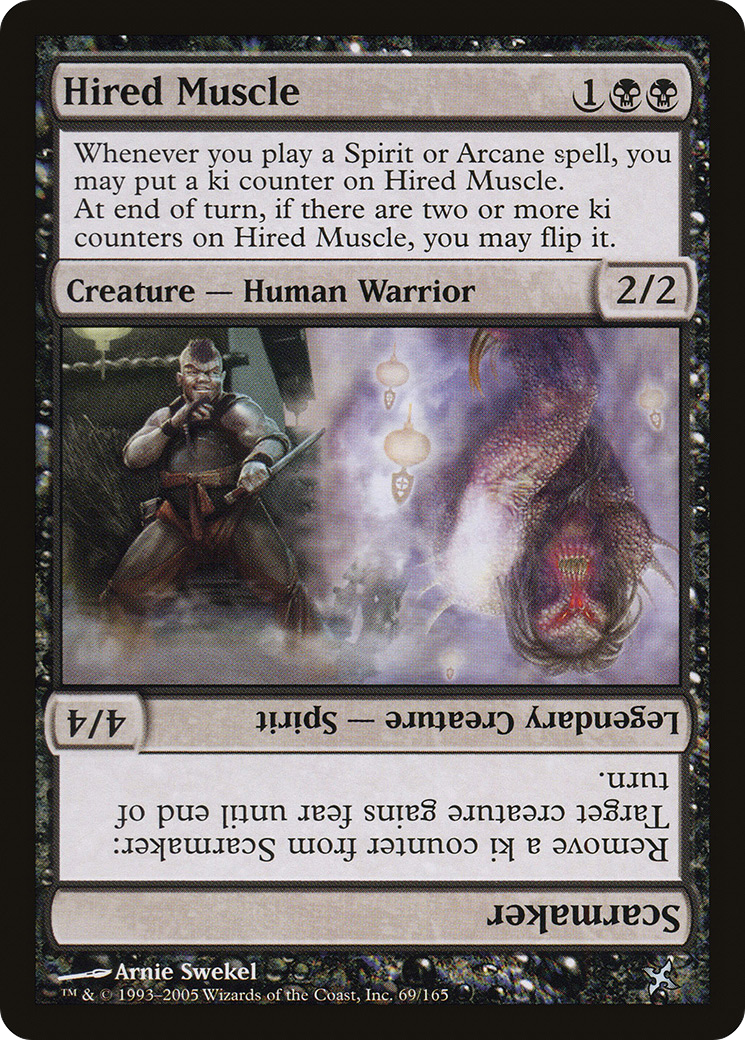 Hired Muscle // Scarmaker (069) Foil - Betrayers of Kamigawa