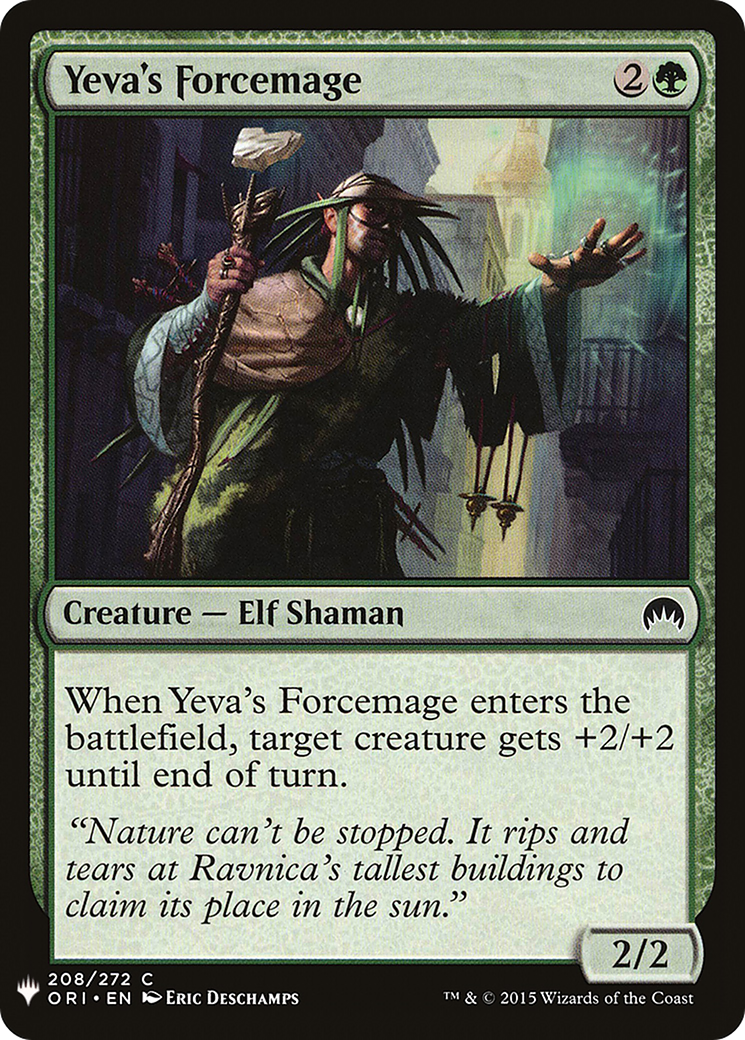 Yeva's Forcemage (ORI-208) - The List