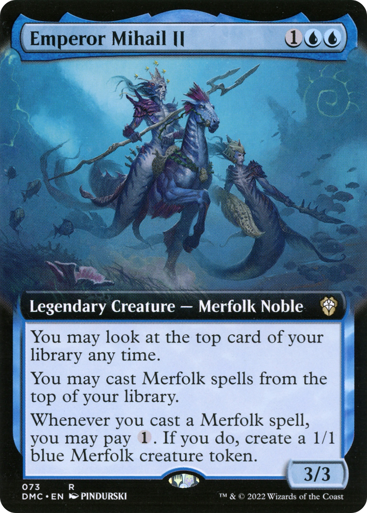Emperor Mihail II (Extended Art) (073) - Dominaria United Commander