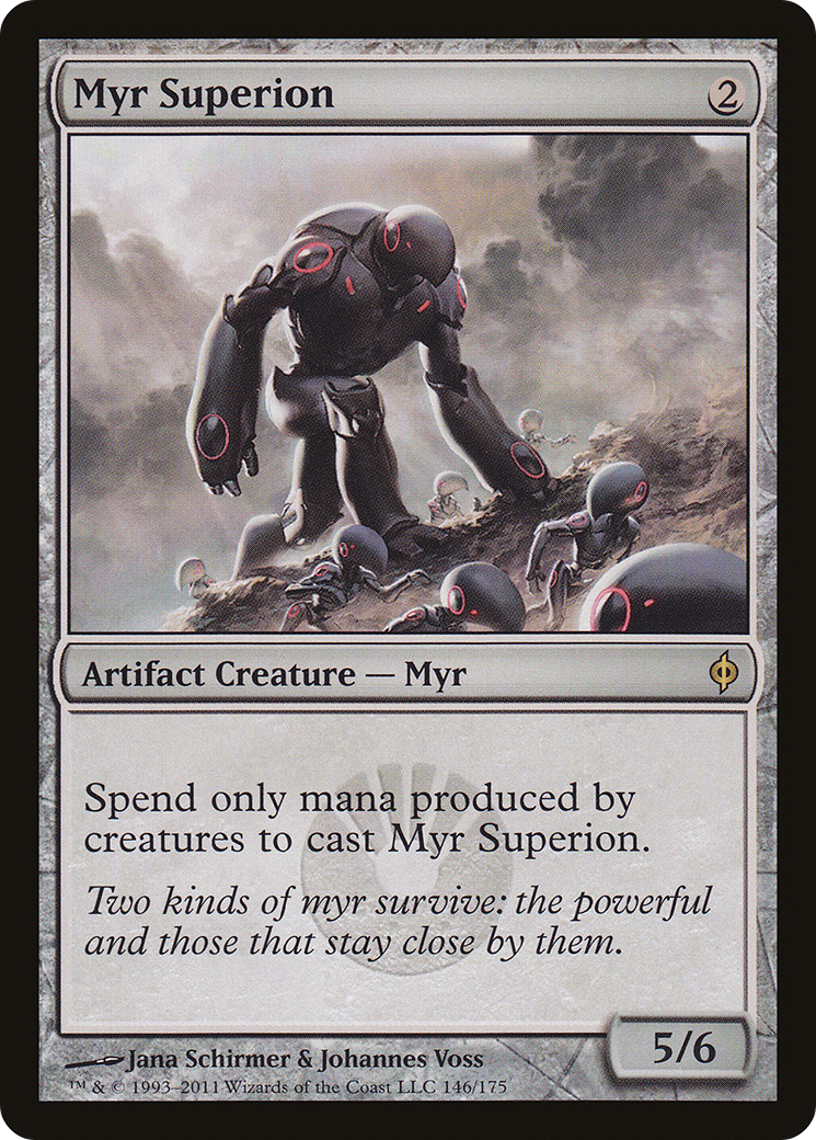 Myr Superion (146) Foil - New Phyrexia