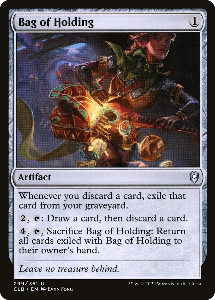 Bag of Holding (299) Foil - Commander Legends: Battle for Baldur's Gate