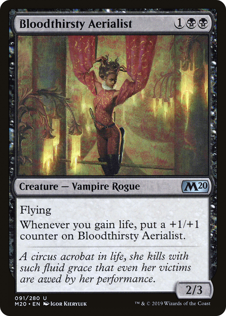 Bloodthirsty Aerialist (091) Foil - Core Set 2020